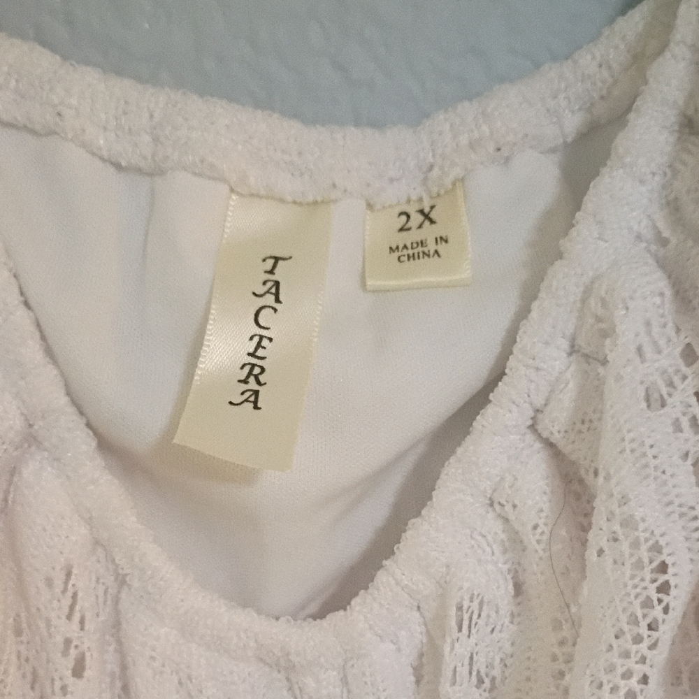 Tacera Cream Lace Mini Dress - Picture 2 of 3